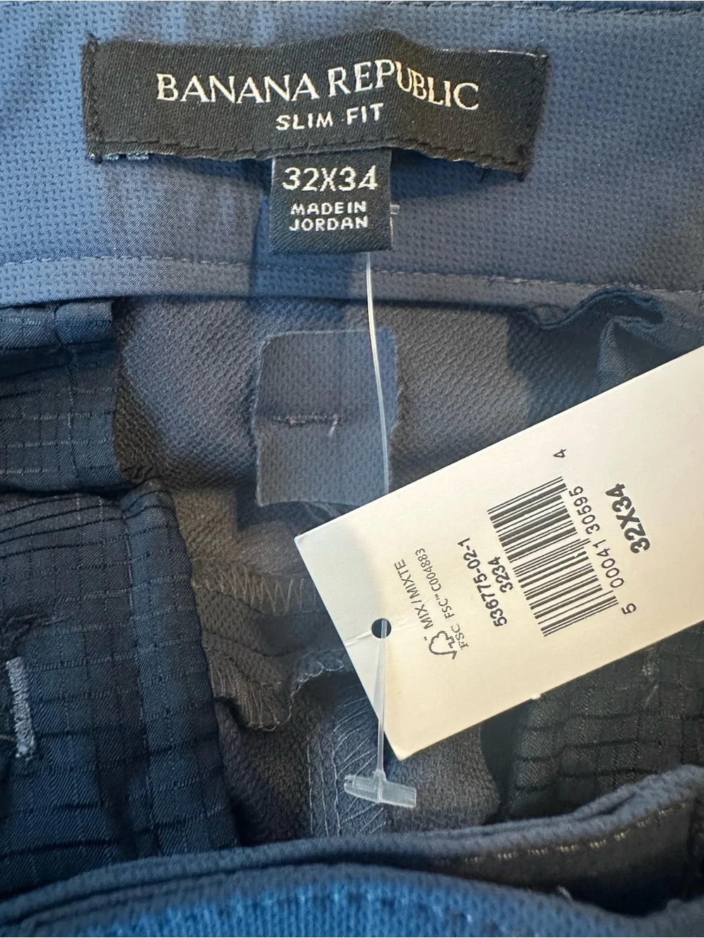 Banana Republic Men's Slate Blue Stretch Dress Pants